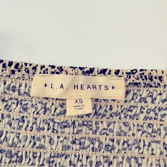 L.A. Hearts Leopard Cheetah Animal Print Crop Top XS - Picture 5 of 9